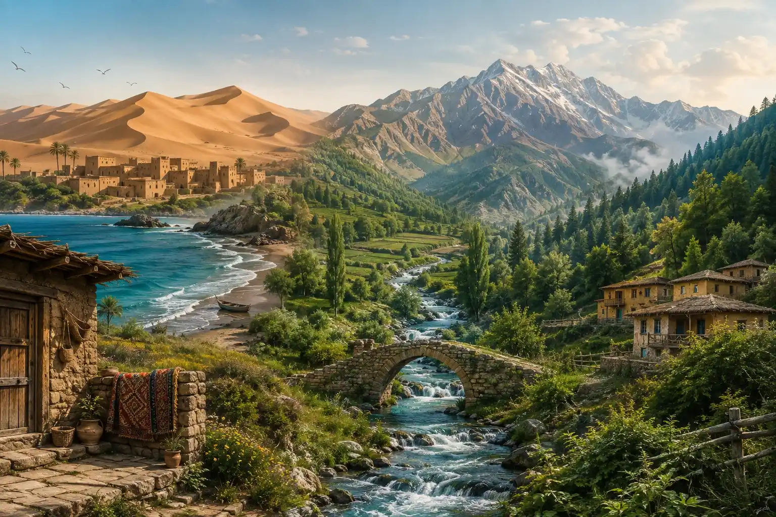 نمای روستا